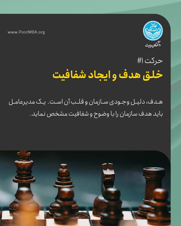 حرکت شماره ۱: ایجاد هدف و شفافیت