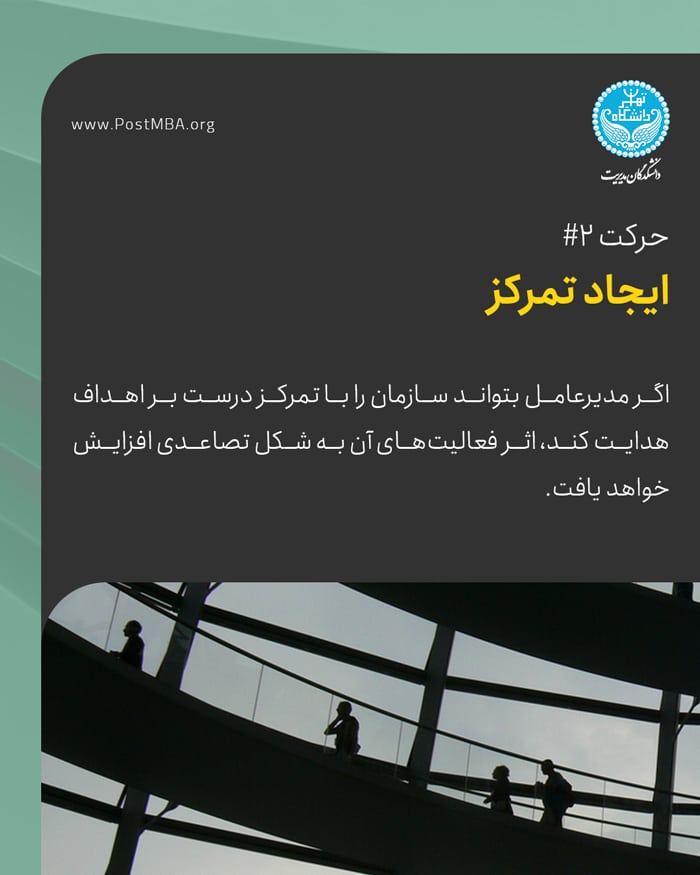 حرکت شماره ۲: ایجاد تمرکز