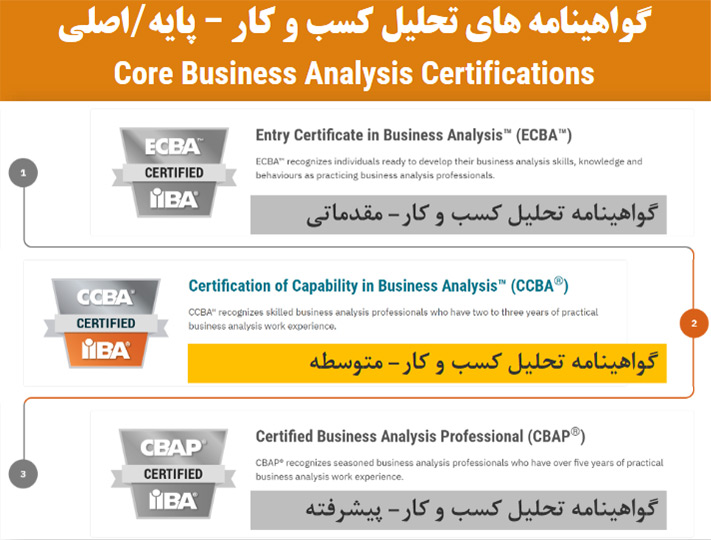 گواهینامه صلاحیت حرفهای تحلیل کسبوکار (CCBA)