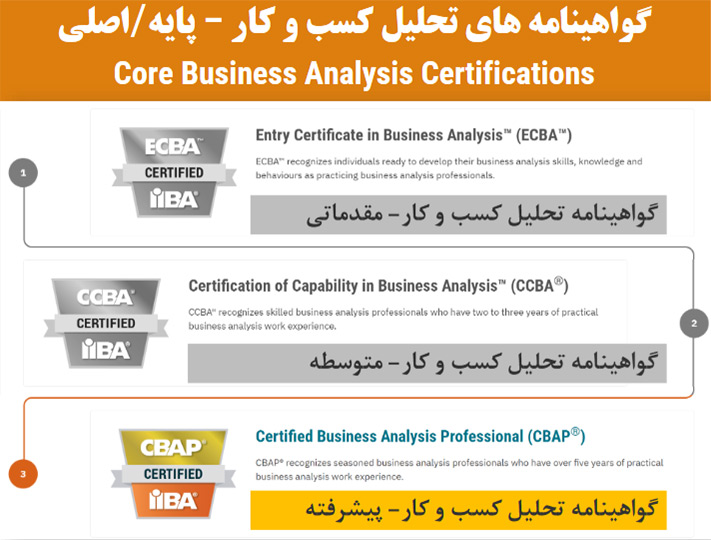 گواهینامه صلاحیت حرفه‌ای تحلیل کسب‌وکار (CBAP)