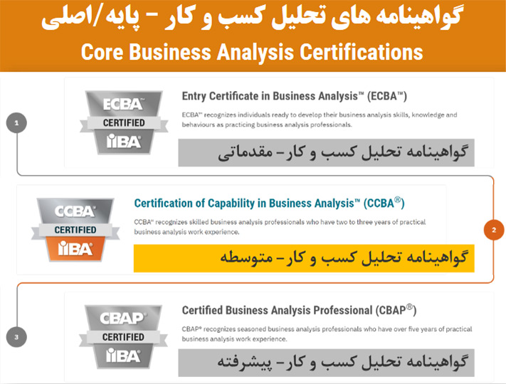 گواهینامه صلاحیت حرفه‌ای تحلیل کسب‌وکار (CCBA)