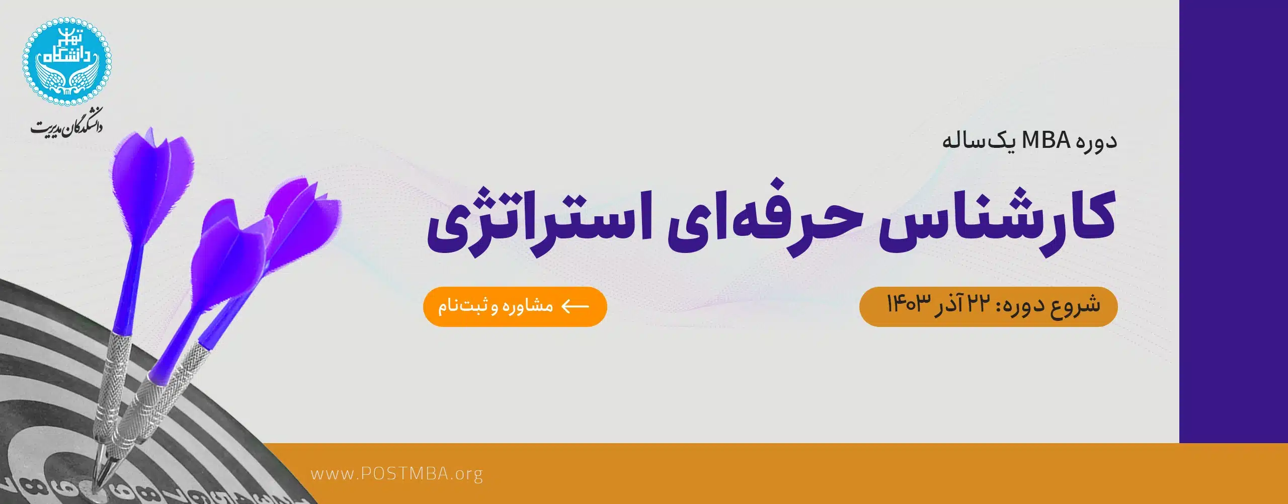 MBA یک‌ساله کارشناس حرفه‌ای استراتژی